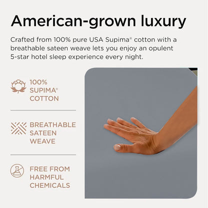 Waterproof Bed Flat Sheet ,Best Season Cotton Sheet-Long Staple Cotton Sheets Set, Soft Cotton Bed Sheets,Reusable Washable Mattress Protector Sheet, Furniture Cover for Bedding,Couch Gray