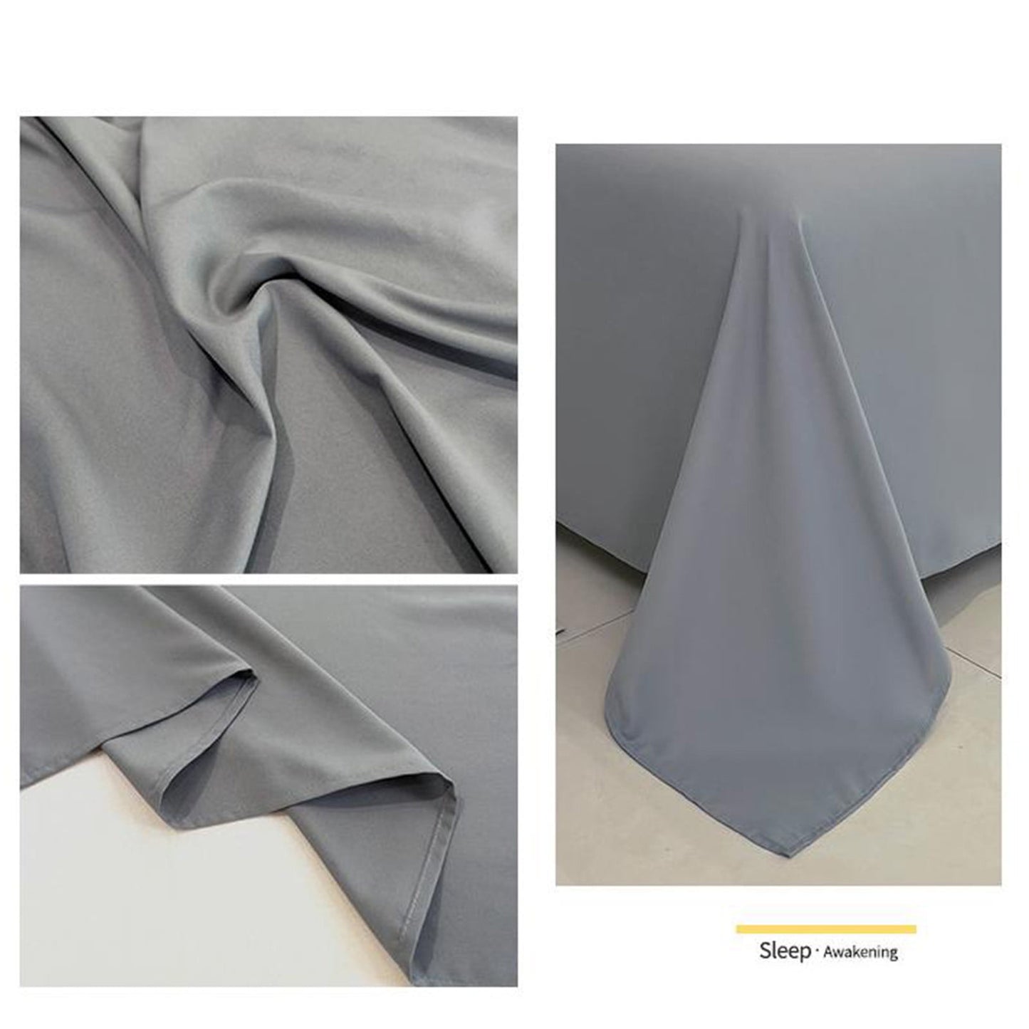 Waterproof Bed Flat Sheet ,Best Season Cotton Sheet-Long Staple Cotton Sheets Set, Soft Cotton Bed Sheets,Reusable Washable Mattress Protector Sheet, Furniture Cover for Bedding,Couch Gray