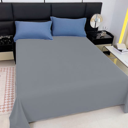 Waterproof Bed Flat Sheet ,Best Season Cotton Sheet-Long Staple Cotton Sheets Set, Soft Cotton Bed Sheets,Reusable Washable Mattress Protector Sheet, Furniture Cover for Bedding,Couch Gray