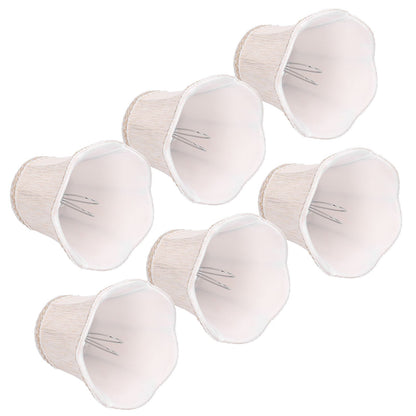 6Pcs European Style Lampshade Cloth Lamp Shade Chandelier Wall Light Cloth Cover for Lighting