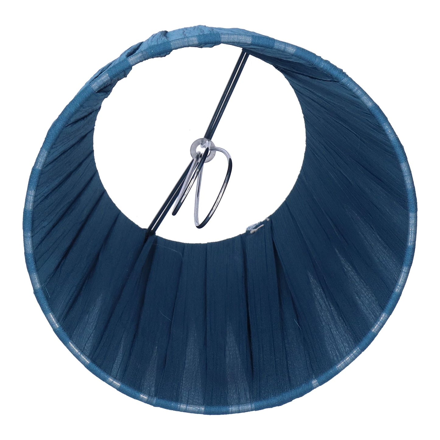 6PCS Modern Simple Lampshade Cloth Lampshade for Crystal Clip On Chandelier Wall Lamp Blue