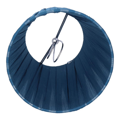 6PCS Modern Simple Lampshade Cloth Lampshade for Crystal Clip On Chandelier Wall Lamp Blue
