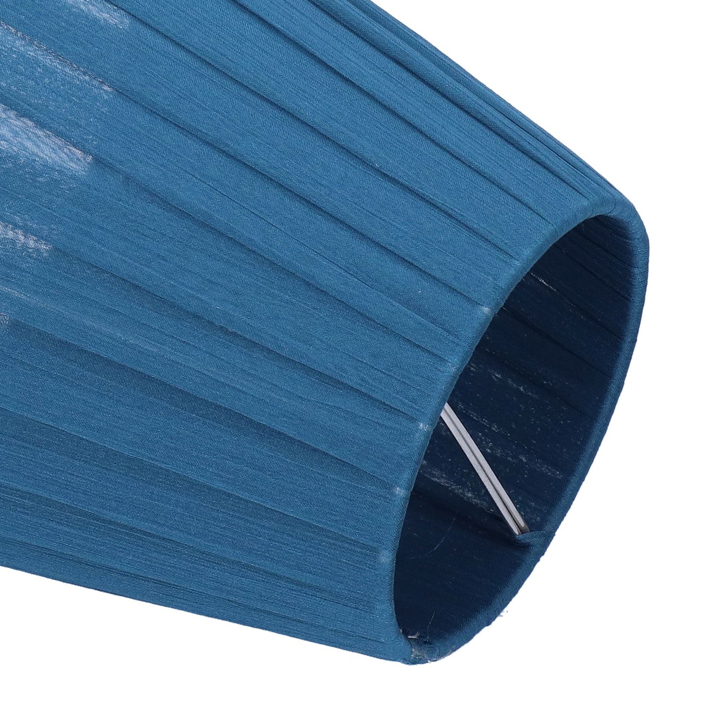 6PCS Modern Simple Lampshade Cloth Lampshade for Crystal Clip On Chandelier Wall Lamp Blue