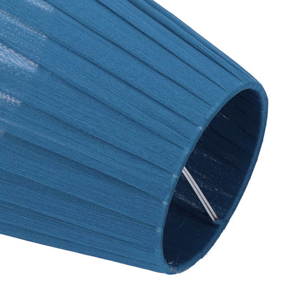 6PCS Modern Simple Lampshade Cloth Lampshade for Crystal Clip On Chandelier Wall Lamp Blue