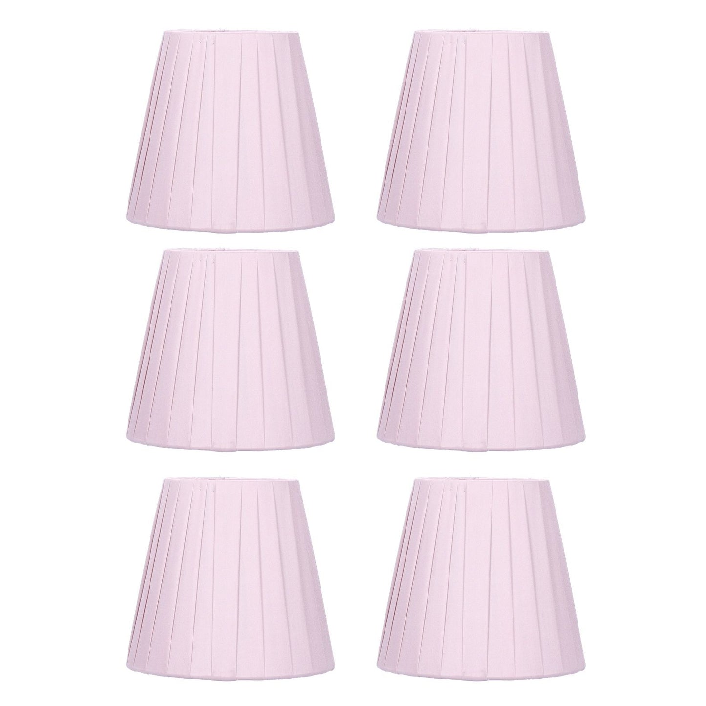 6pcs Chandelier Cloth Lampshade Wall Lamp Clip On Cover Shades Modern Simple Decoration for Home