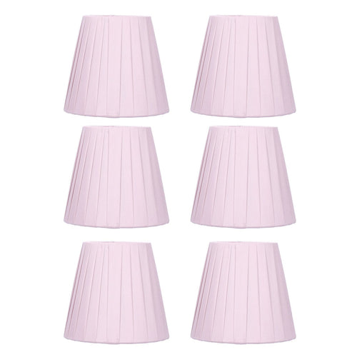 6pcs Chandelier Cloth Lampshade Wall Lamp Clip On Cover Shades Modern Simple Decoration for Home