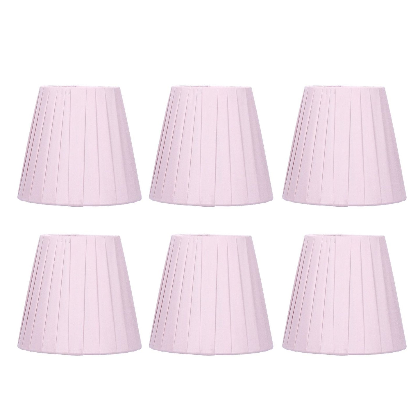 6pcs Chandelier Cloth Lampshade Wall Lamp Clip On Cover Shades Modern Simple Decoration for Home