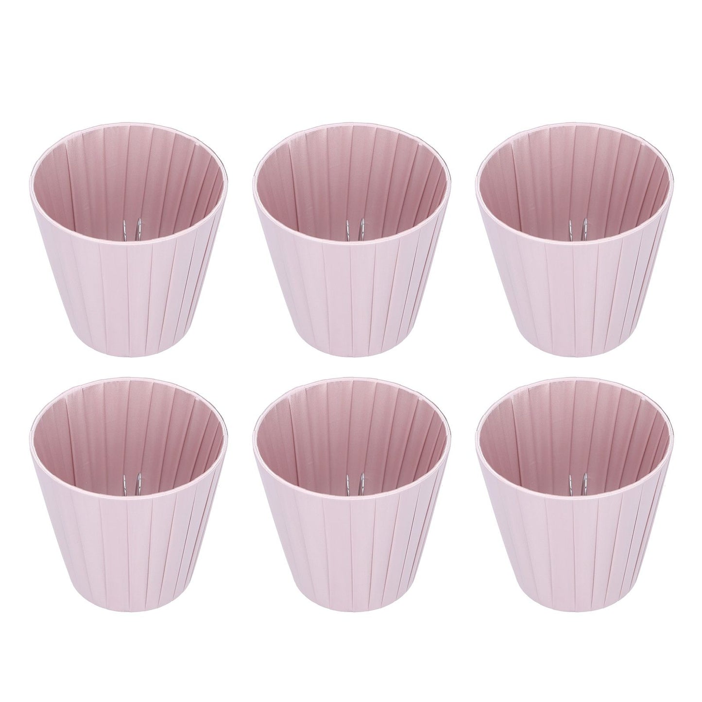 6pcs Chandelier Cloth Lampshade Wall Lamp Clip On Cover Shades Modern Simple Decoration for Home