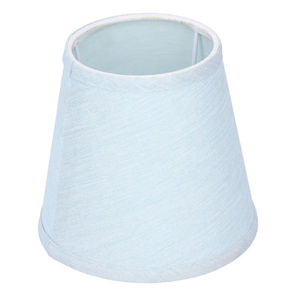 6pcs Sky Blue Cloth Lampshade Wall Lamp Cover Shades Modern Simple Decoration for E14 Screw Chandelier